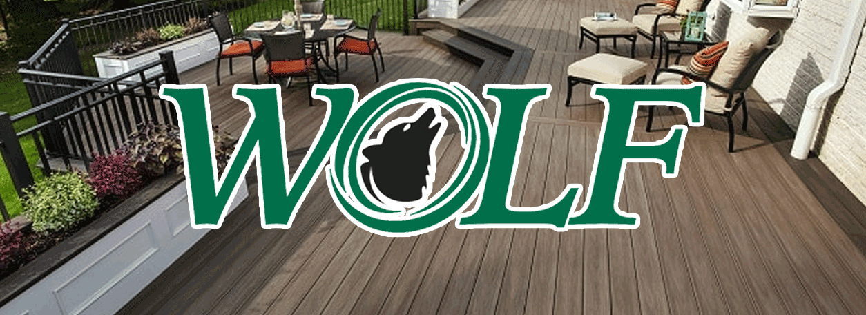 Wolf Decking Logo and deck