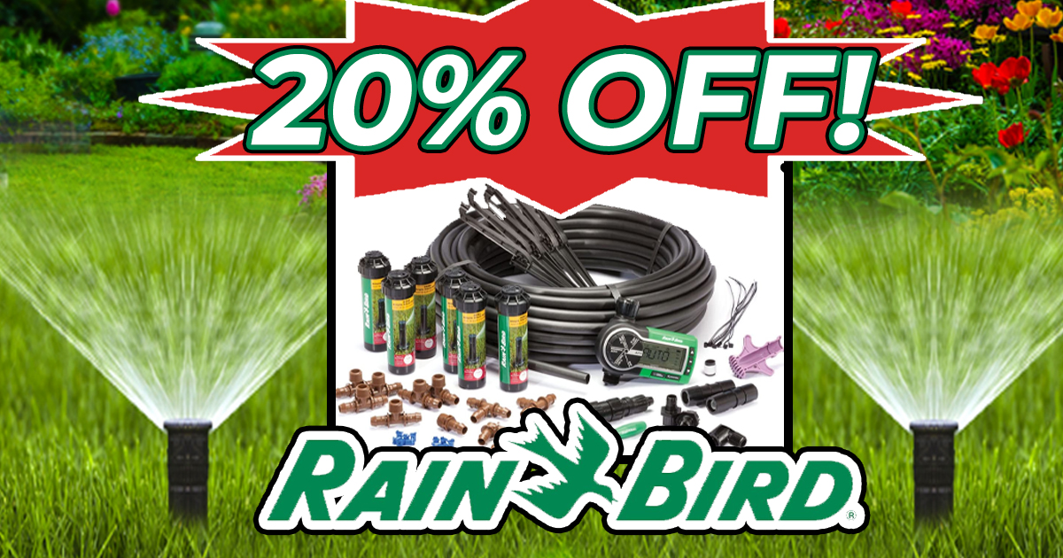 RAINBIRD 20 OFF SALE FEATURED IMAGE