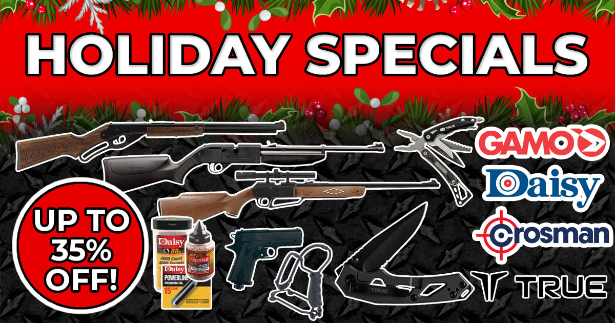 HOLIDAY SPECIALS guns and knives FEATURED IMAGE